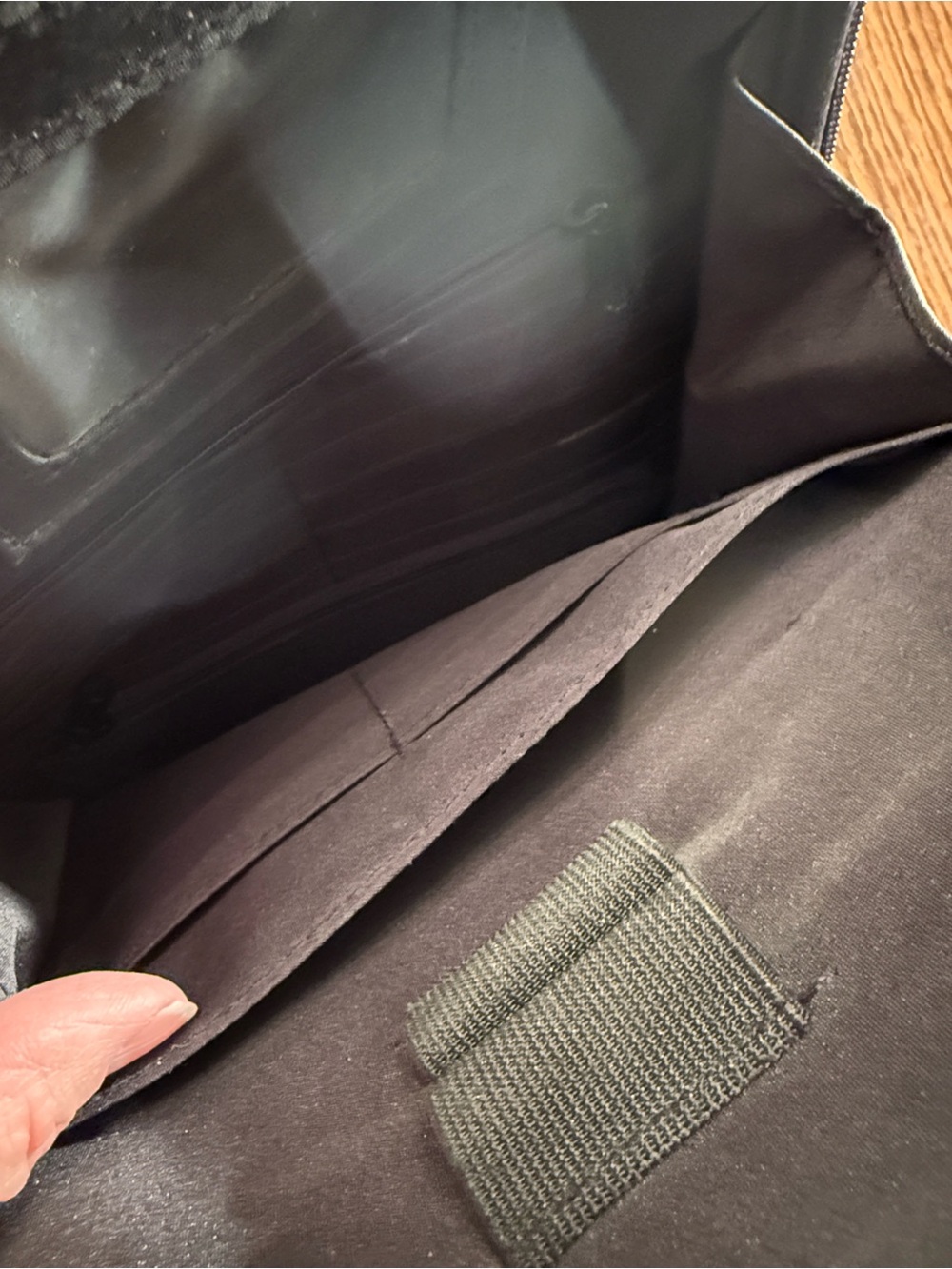 Tignanello Black Pebbled Leather Backpack Purse Small Travel Daypack Organizer - Picture 10 of 16